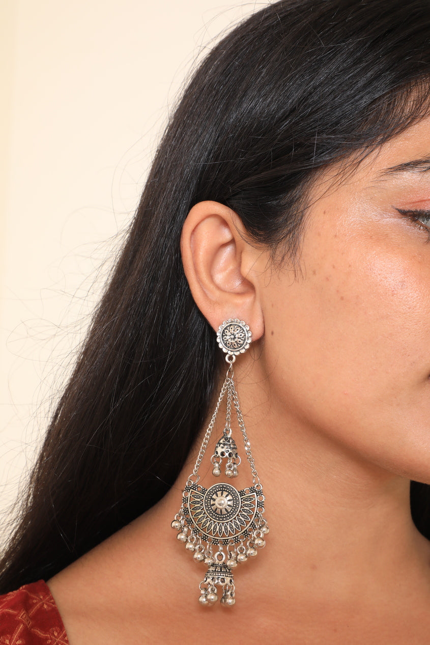 Desert Road Earrings - Silver