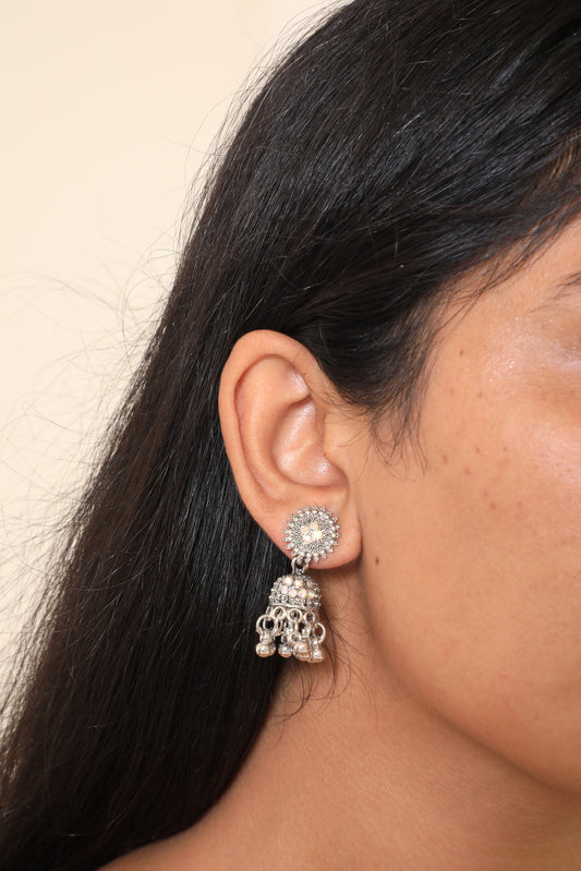 Jhumka drop earrings